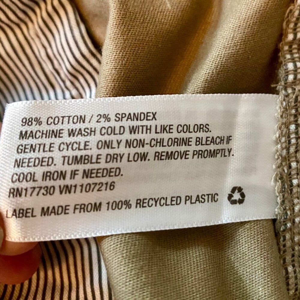 Goodfellow & Co Mens Skinny Chino Pants 42x34 Khaki Slim Fit Stretch NEW NWT - Picture 10 of 11